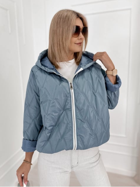 KURTKA ELINOR BŁĘKITNA