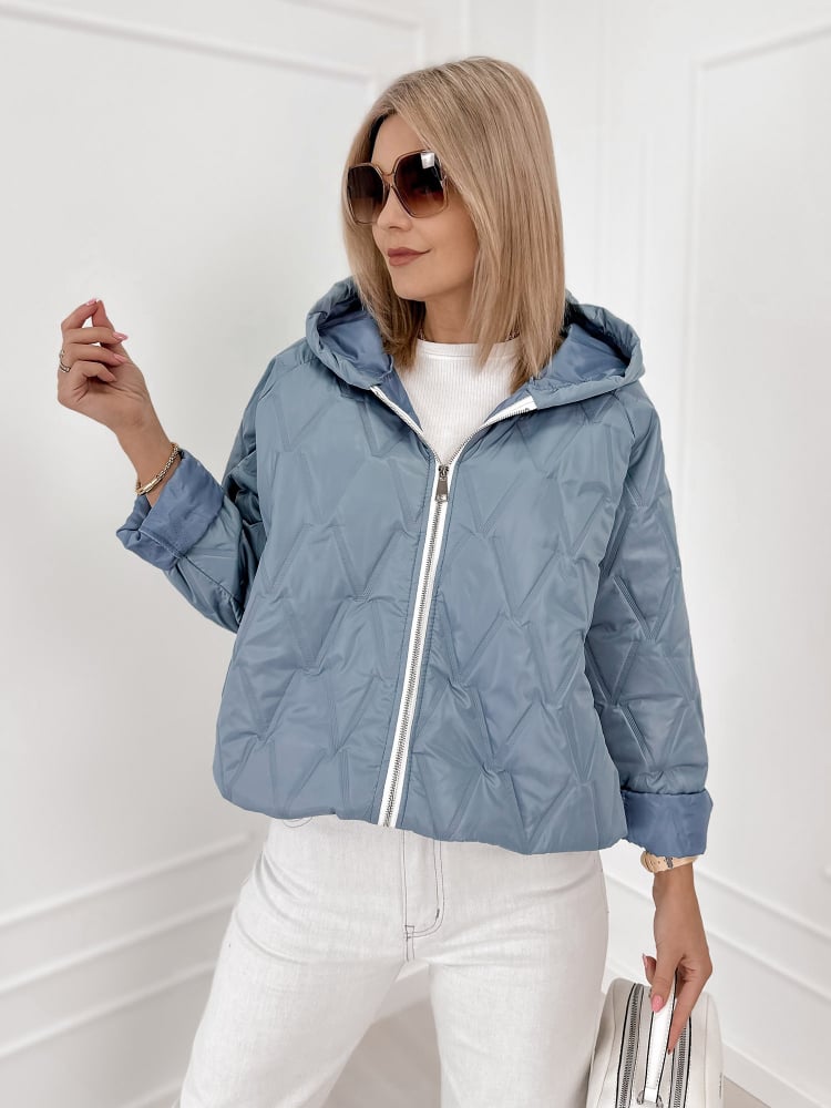 KURTKA ELINOR BŁĘKITNA