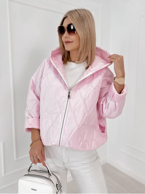 KURTKA ELINOR PUDROWY RÓŻ