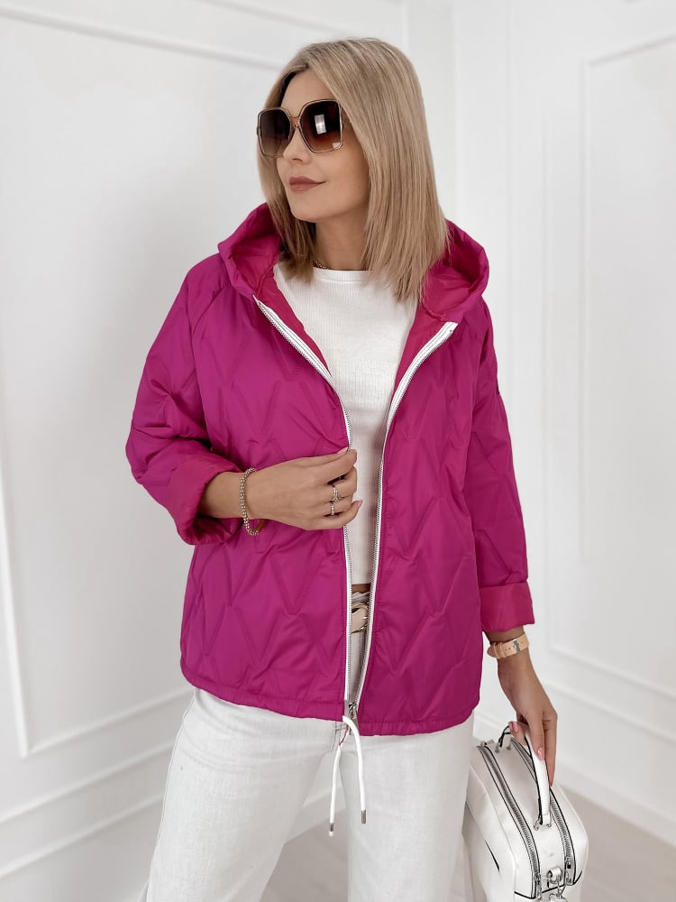 KURTKA ELINOR RÓŻOWA