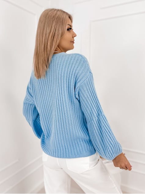 KARDIGAN NASHVILLE BŁĘKITNY