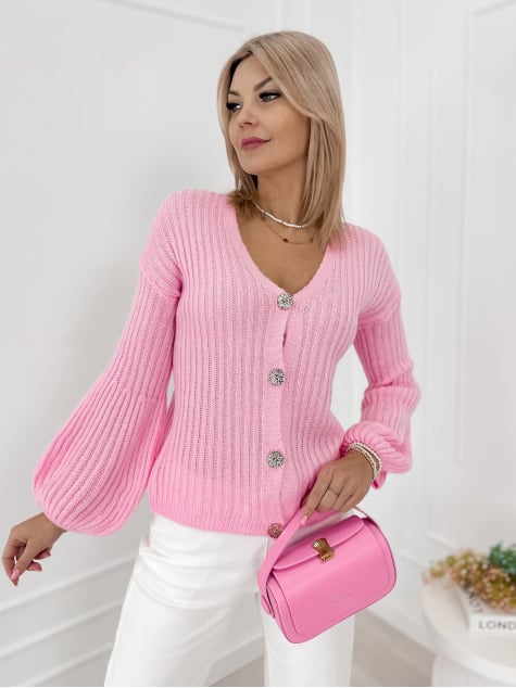 KARDIGAN NASHVILLE PUDROWY RÓŻ