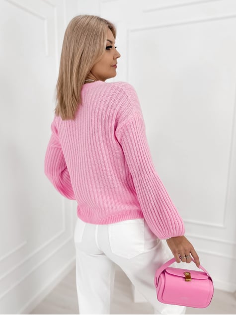 KARDIGAN NASHVILLE PUDROWY RÓŻ