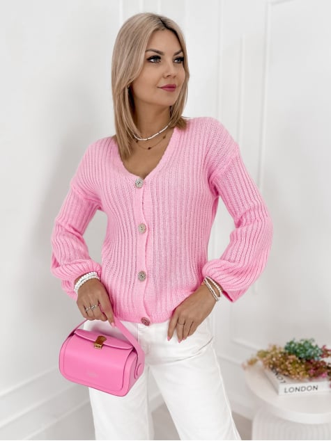 KARDIGAN NASHVILLE PUDROWY RÓŻ