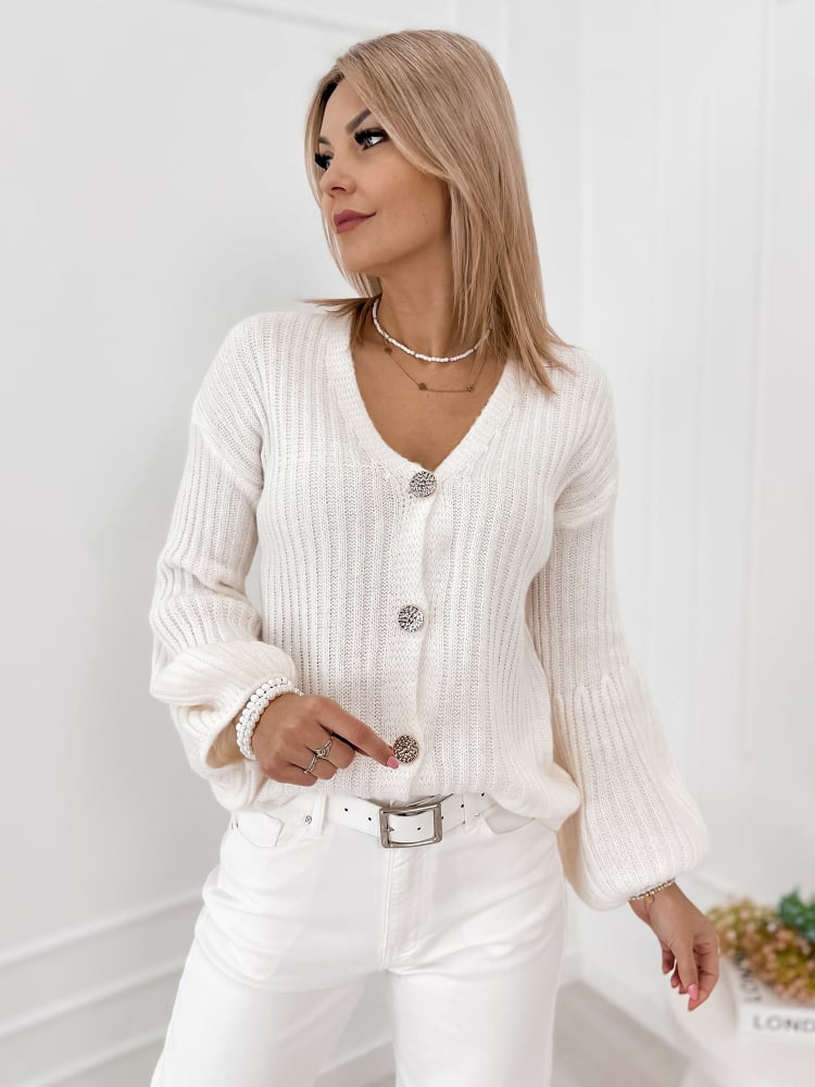 KARDIGAN NASHVILLE ECRU
