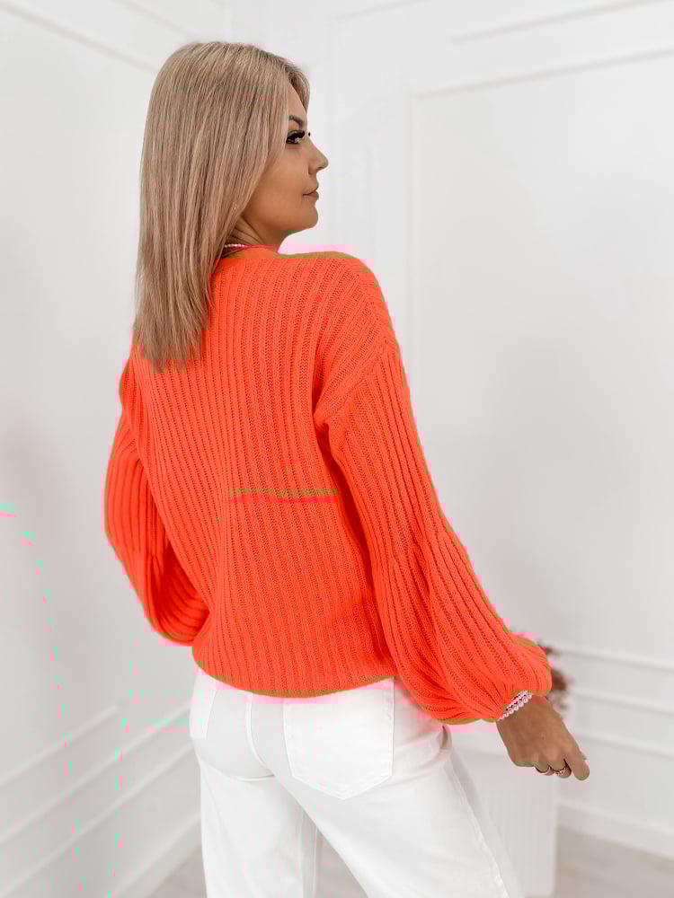 KARDIGAN NASHVILLE POMARAŃCZOWY