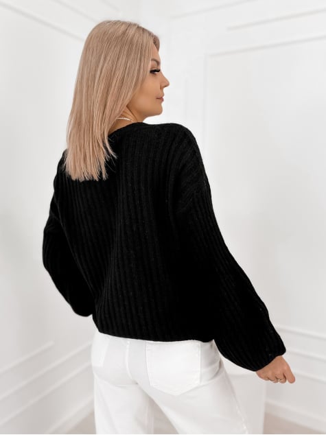 KARDIGAN NASHVILLE CZARNY