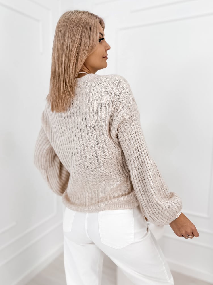 KARDIGAN NASHVILLE BEŻOWY