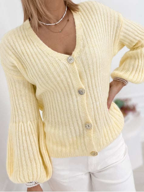 KARDIGAN NASHVILLE ŻÓŁTY