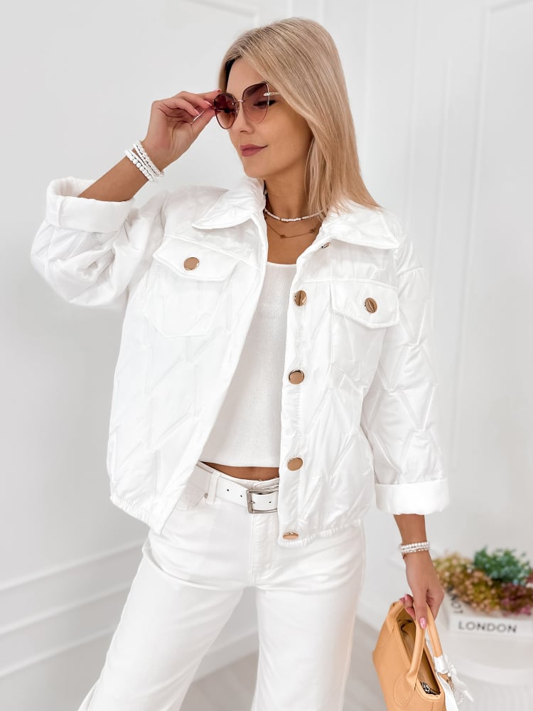 KURTKA BRISBANE BIAŁA