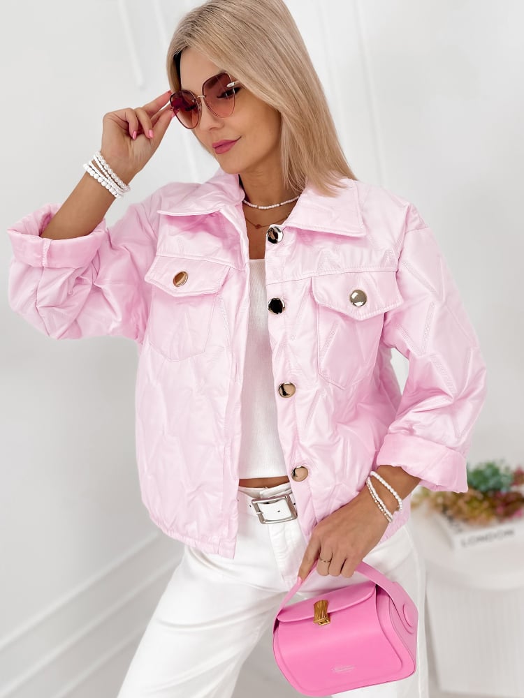 KURTKA BRISBANE PUDROWY RÓŻ