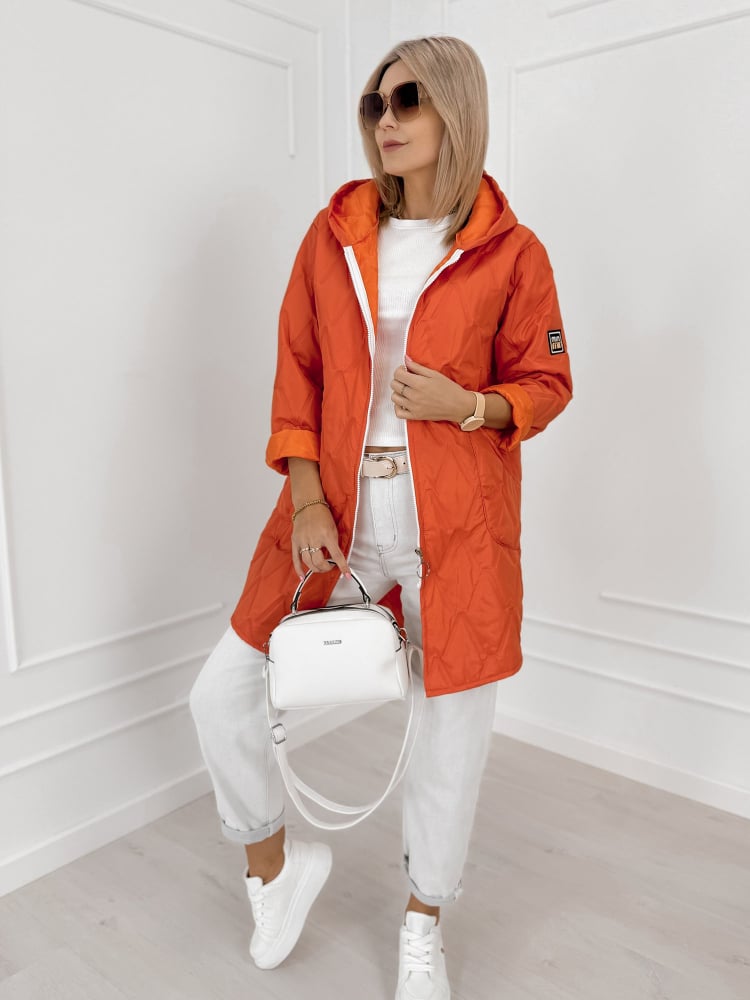 KURTKA FJORDEN POMARAŃCZOWA