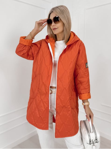 KURTKA FJORDEN POMARAŃCZOWA