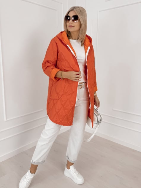 KURTKA FJORDEN POMARAŃCZOWA