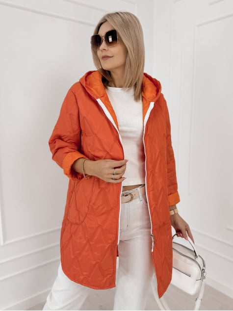 KURTKA FJORDEN POMARAŃCZOWA