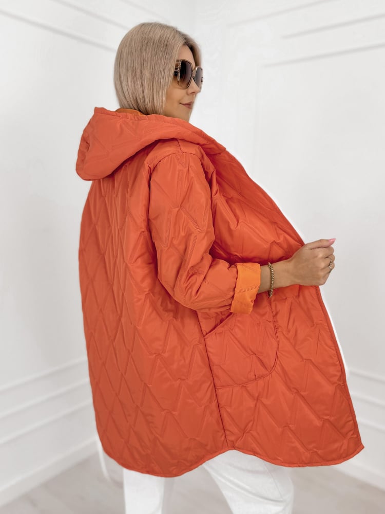 KURTKA FJORDEN POMARAŃCZOWA