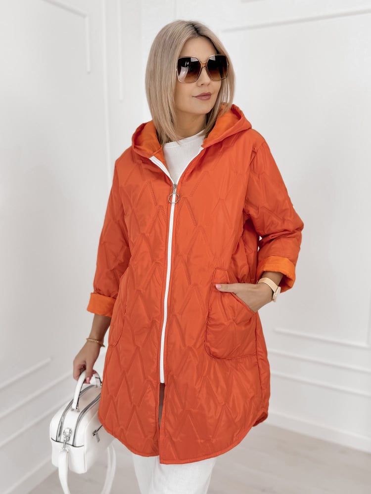 KURTKA FJORDEN POMARAŃCZOWA