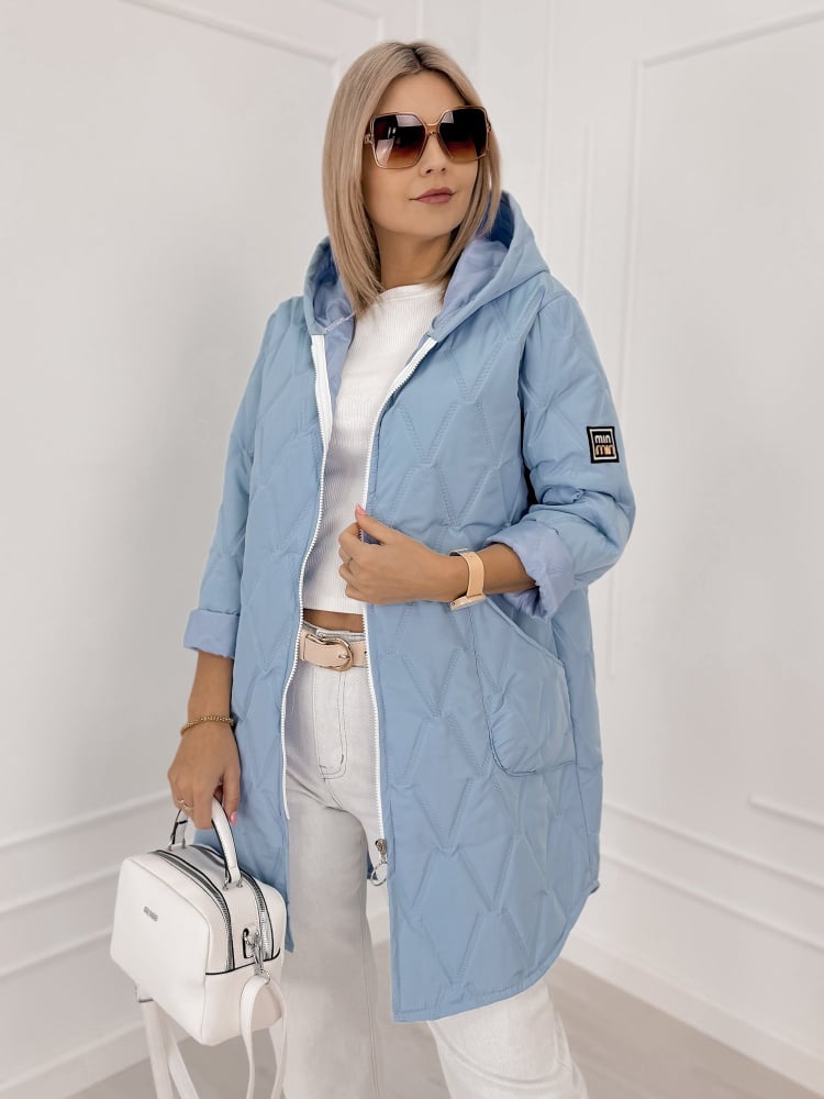 KURTKA FJORDEN BŁĘKITNA