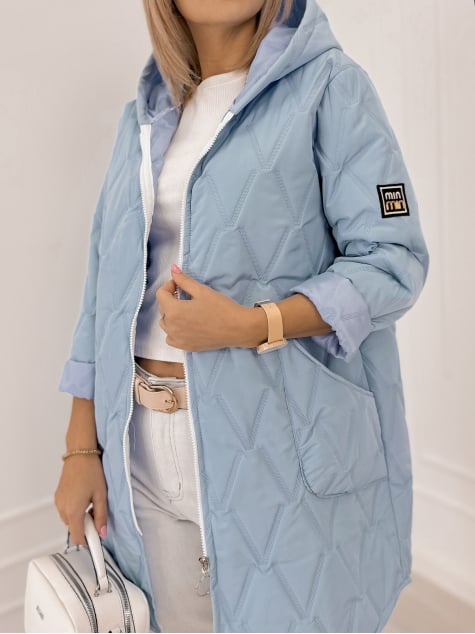 KURTKA FJORDEN BŁĘKITNA