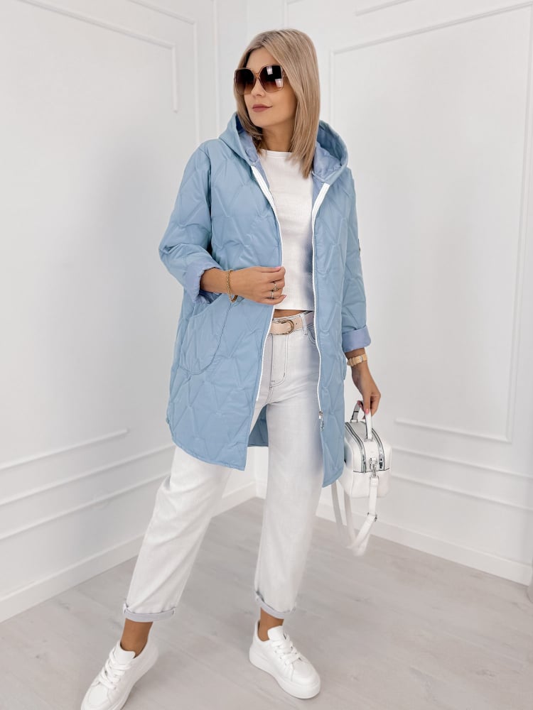 KURTKA FJORDEN BŁĘKITNA