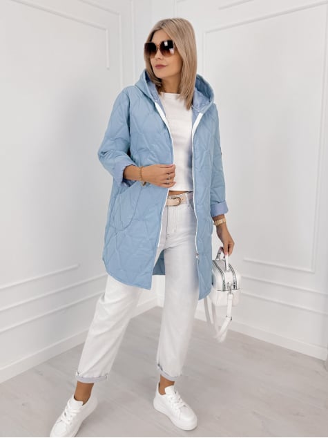 KURTKA FJORDEN BŁĘKITNA