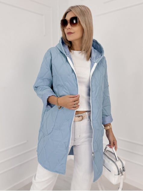 KURTKA FJORDEN BŁĘKITNA