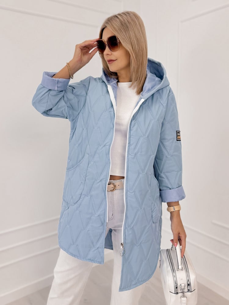 KURTKA FJORDEN BŁĘKITNA