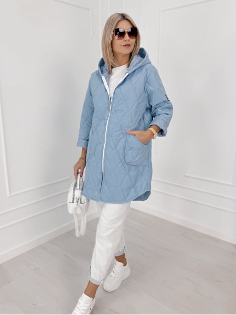 KURTKA FJORDEN BŁĘKITNA