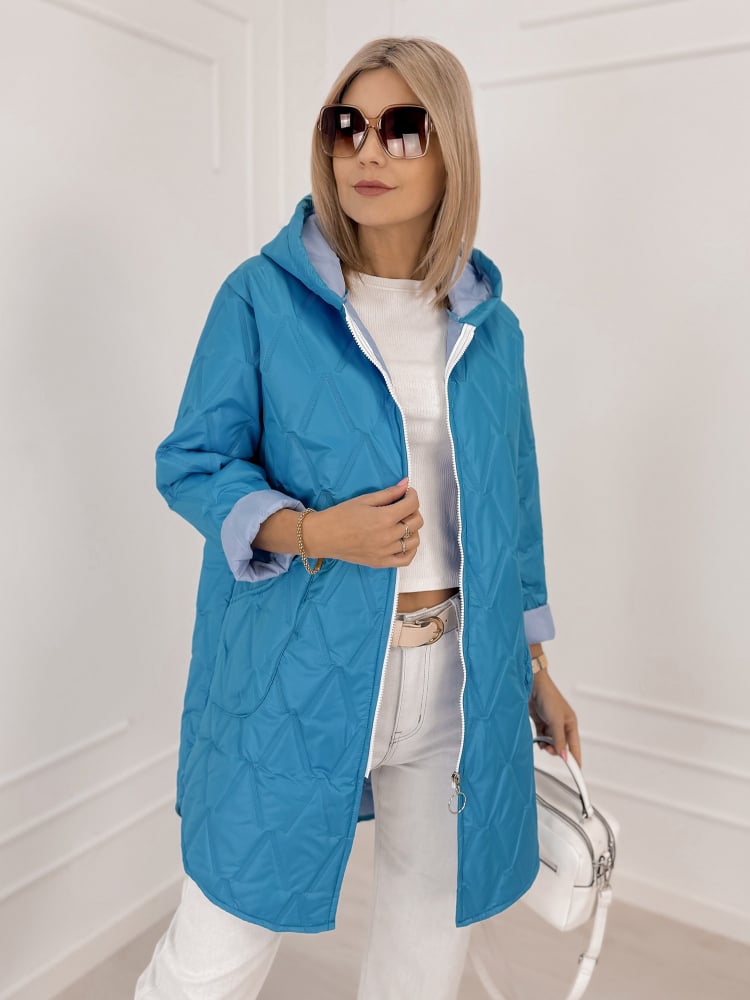 KURTKA FJORDEN NIEBIESKA