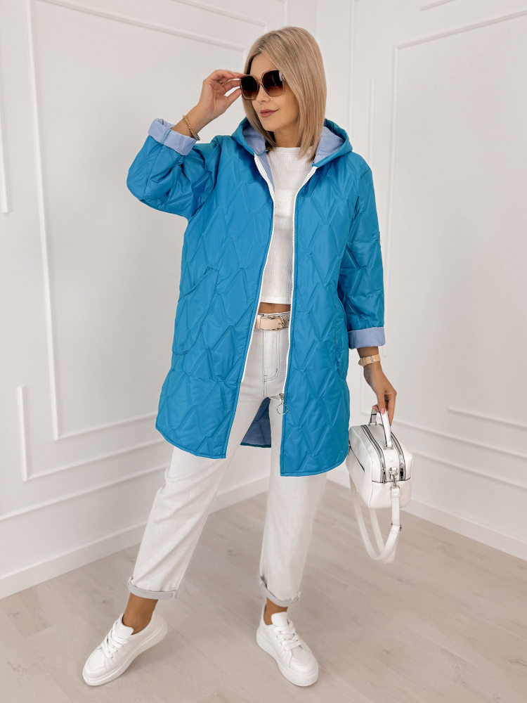 KURTKA FJORDEN NIEBIESKA