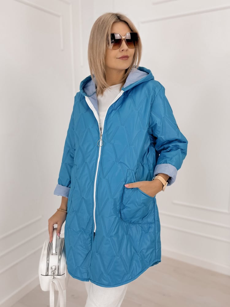 KURTKA FJORDEN NIEBIESKA