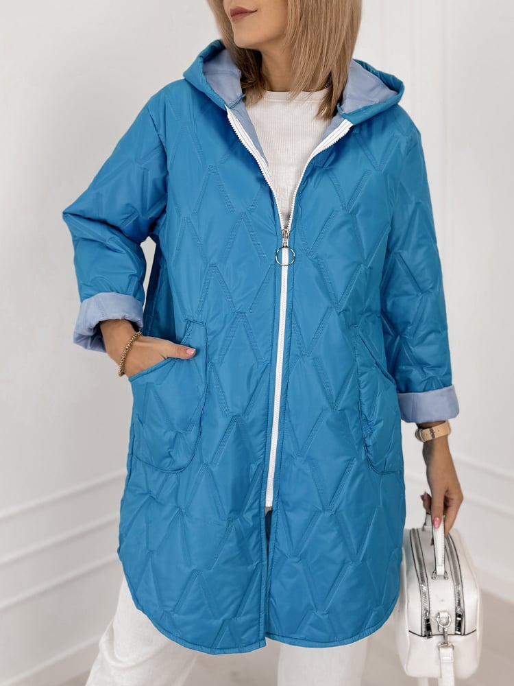 KURTKA FJORDEN NIEBIESKA