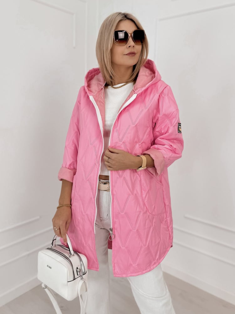 KURTKA FJORDEN JASNORÓŻOWA