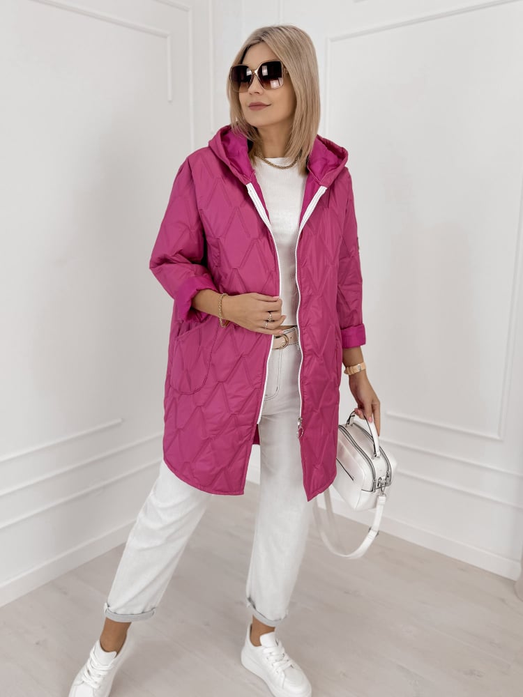 KURTKA FJORDEN RÓŻOWA