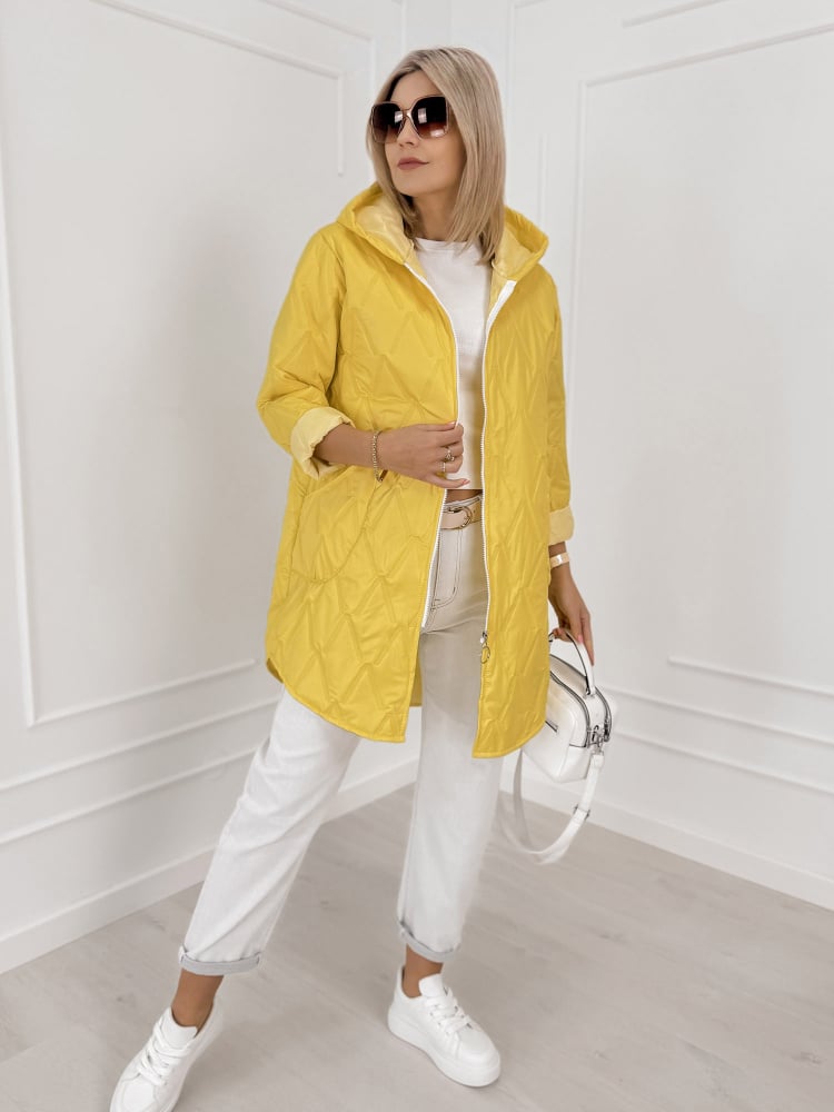 KURTKA FJORDEN ŻÓŁTA