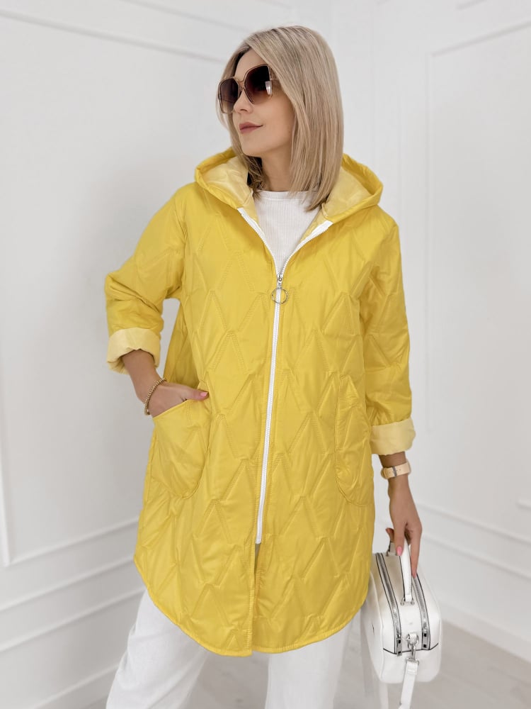 KURTKA FJORDEN ŻÓŁTA