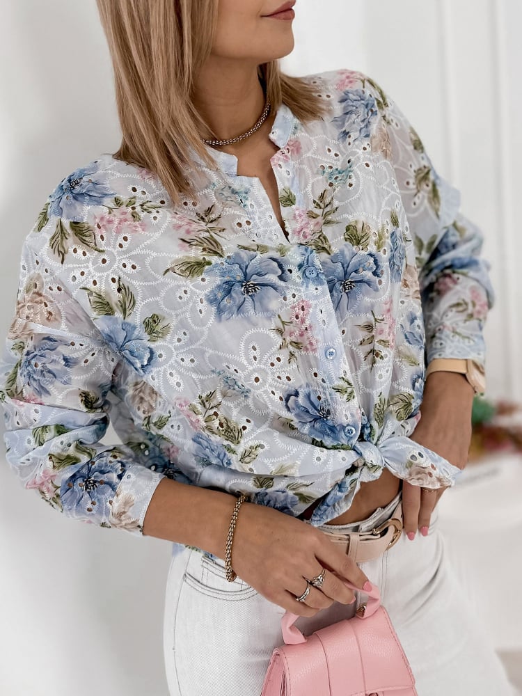 KOSZULA SINCLAIR BŁĘKITNA