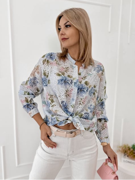 KOSZULA SINCLAIR BŁĘKITNA