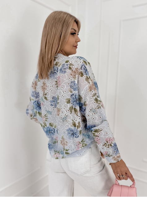 KOSZULA SINCLAIR BŁĘKITNA