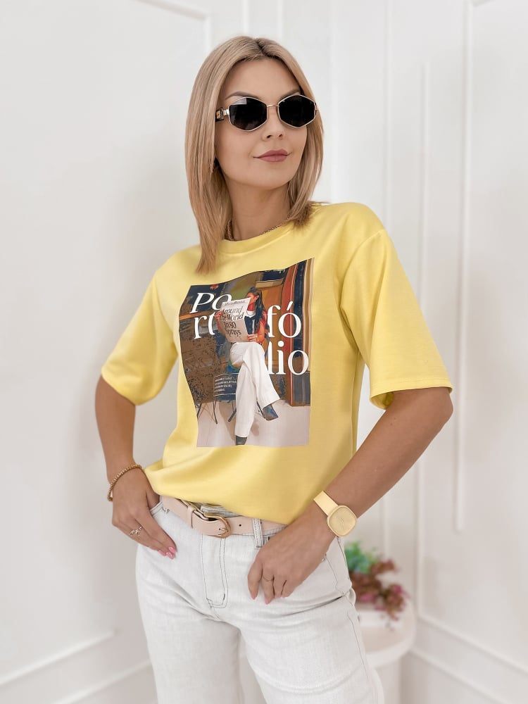BLUZKA PORTFOLIO ŻÓŁTA