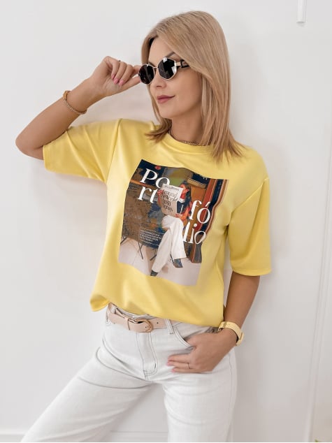 BLUZKA PORTFOLIO ŻÓŁTA