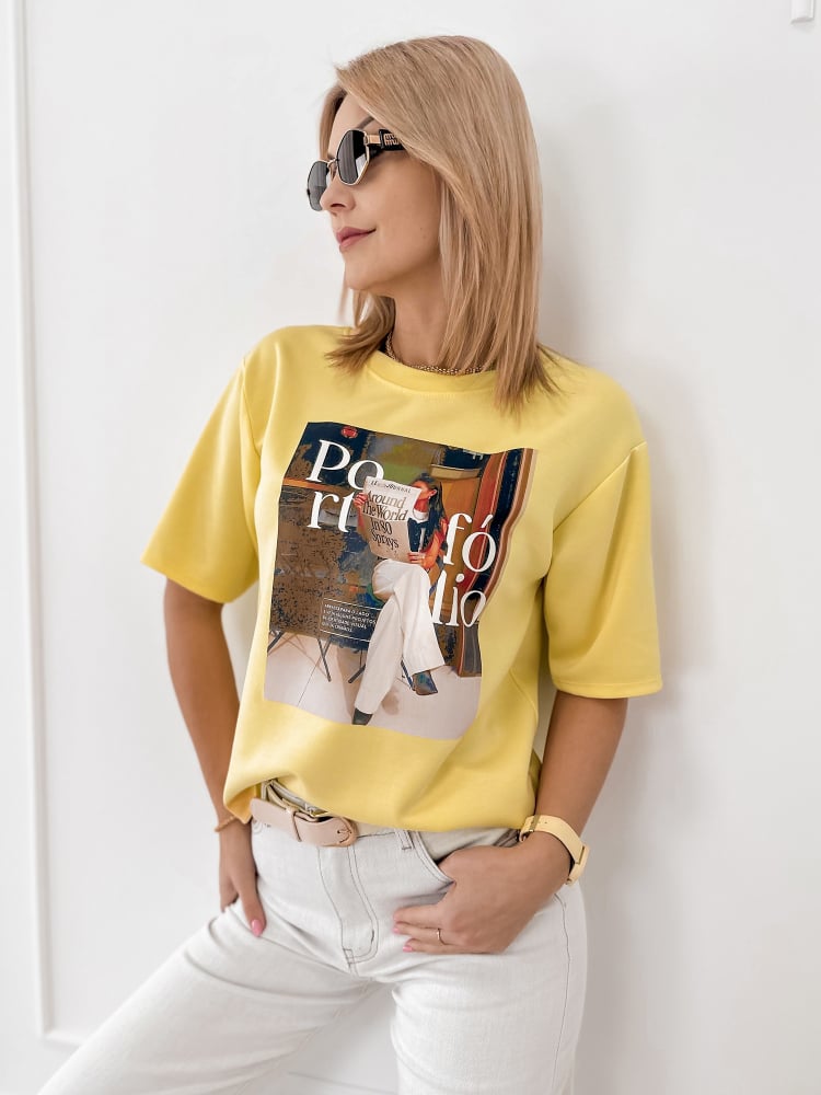 BLUZKA PORTFOLIO ŻÓŁTA