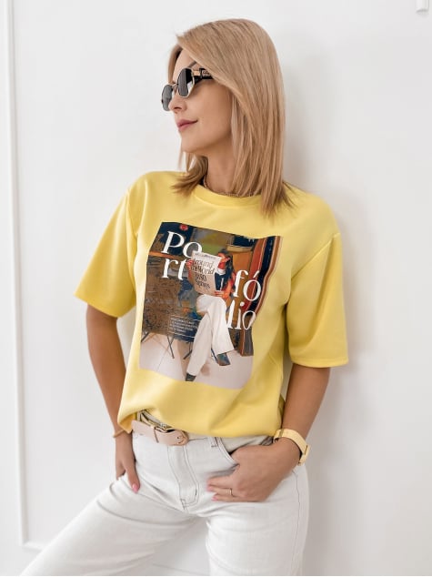 BLUZKA PORTFOLIO ŻÓŁTA
