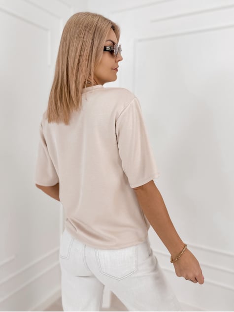 BLUZKA PORTFOLIO BEŻOWA