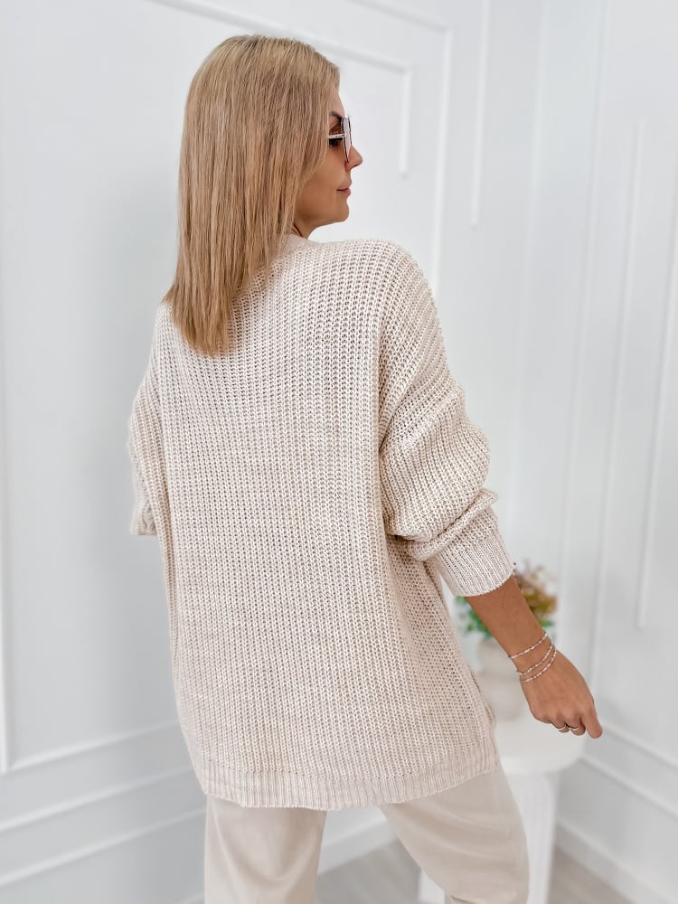 KARDIGAN VILANCE BEŻOWY