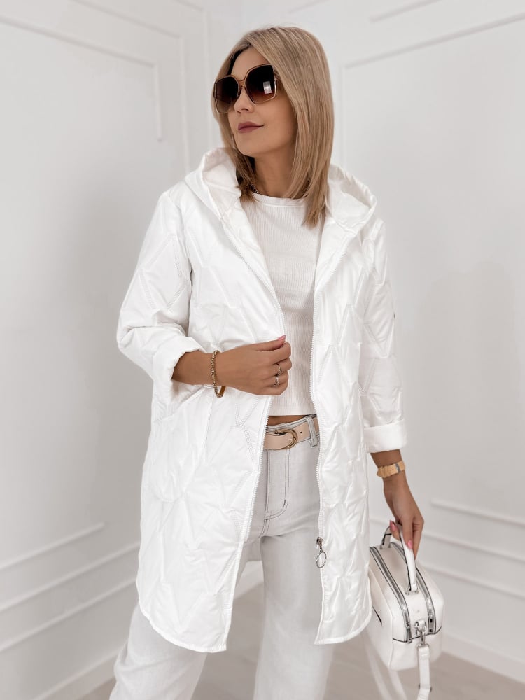 KURTKA FJORDEN BIAŁA