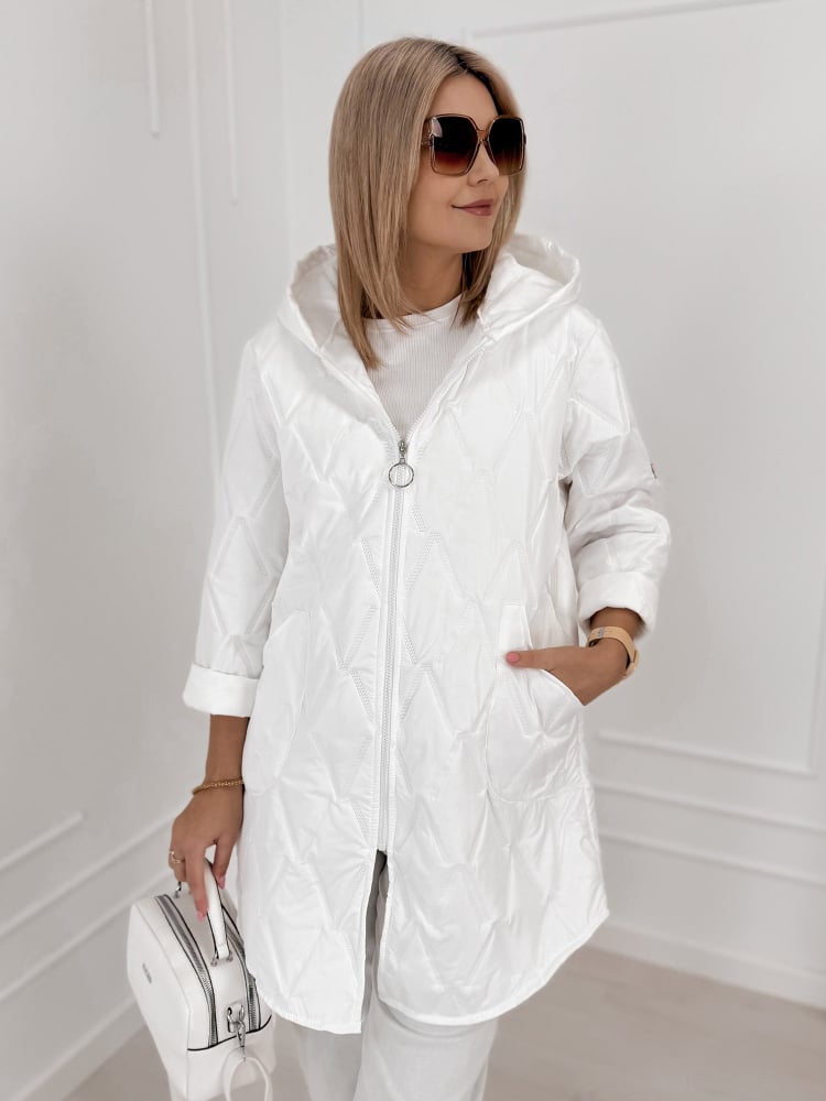 KURTKA FJORDEN BIAŁA