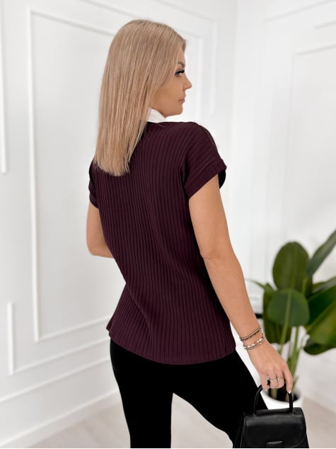 BLUZKA HAMPTON ŚLIWKOWA