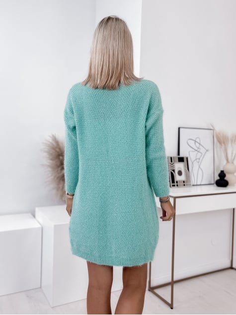 KARDIGAN COZY MIĘTOWY