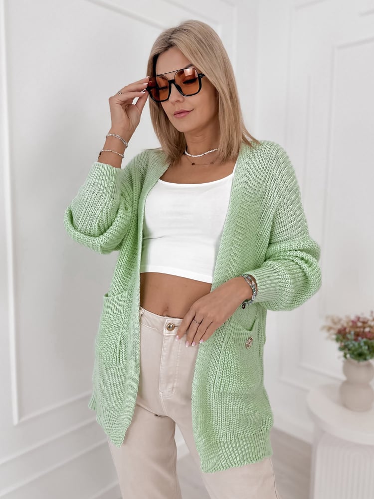 KARDIGAN CLEMENCE PISTACJOWY